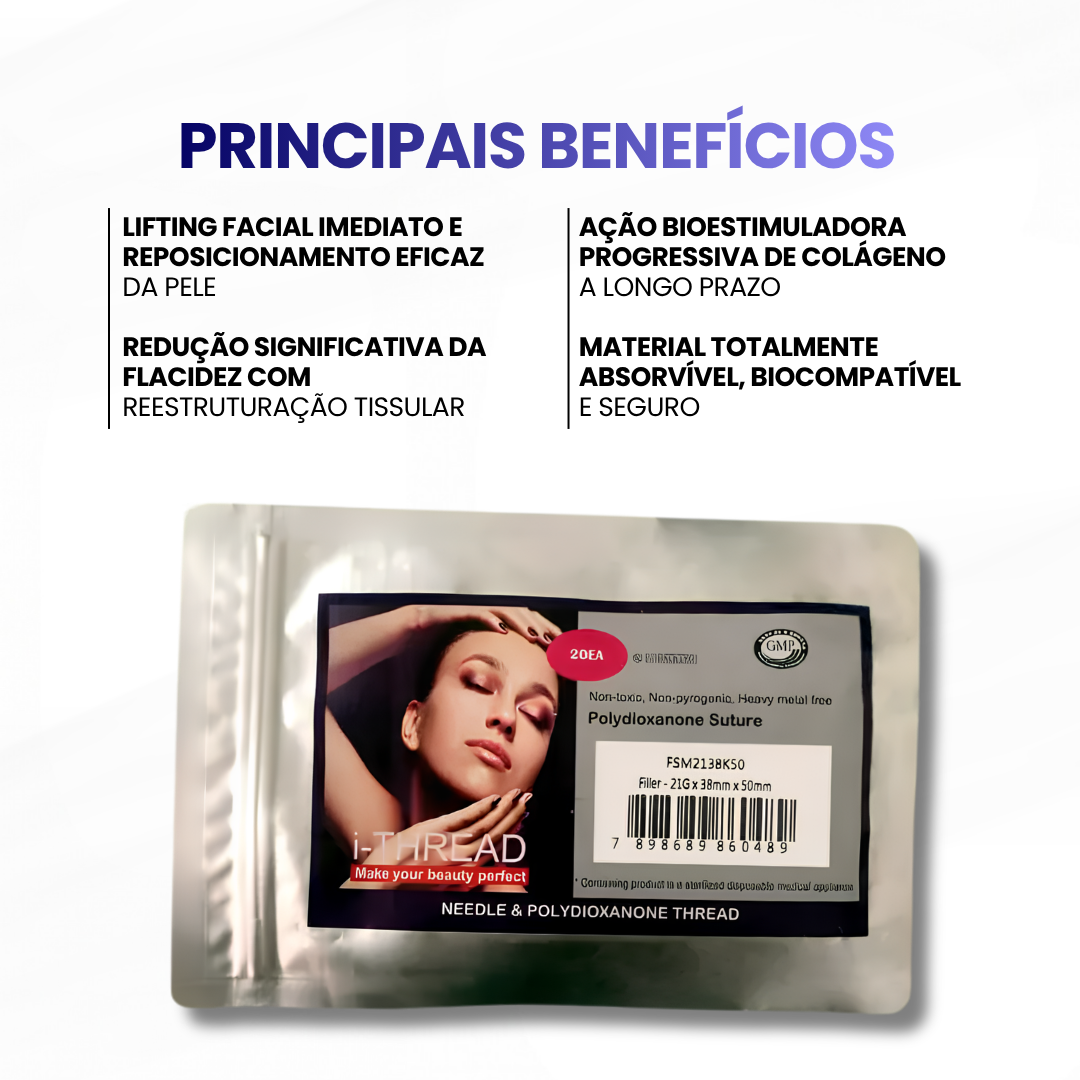 Pacote de Fios Espiculados Cânulados 21g - 60x100mm (05 Blister c/ 04 unidades cada) - MedBeauty - imagem 2