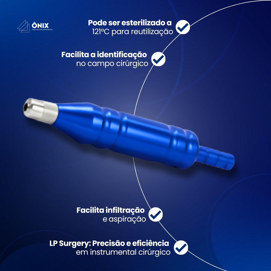 Adaptador De Cânula - LP Surgery AZUL - imagem 3
