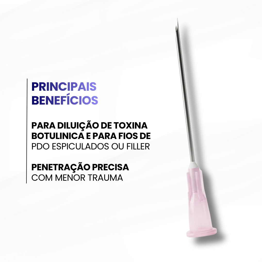 Agulha Descartavel 40x12mm BD - 18g - imagem 2