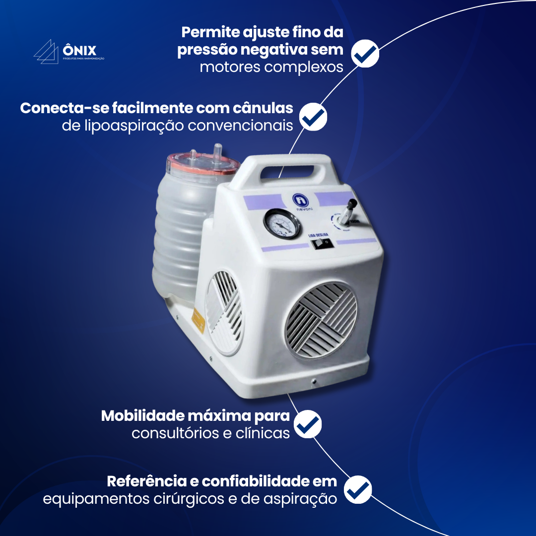 Bomba Vacuo Nevoni (Lipoaspiração 3003POL) - imagem 3
