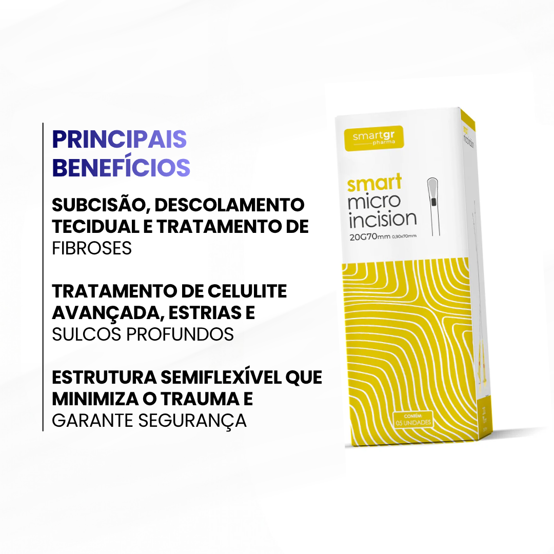Caixa de Cânula Bico de pato 20g/70mm - Smart GR (05un) - imagem 2