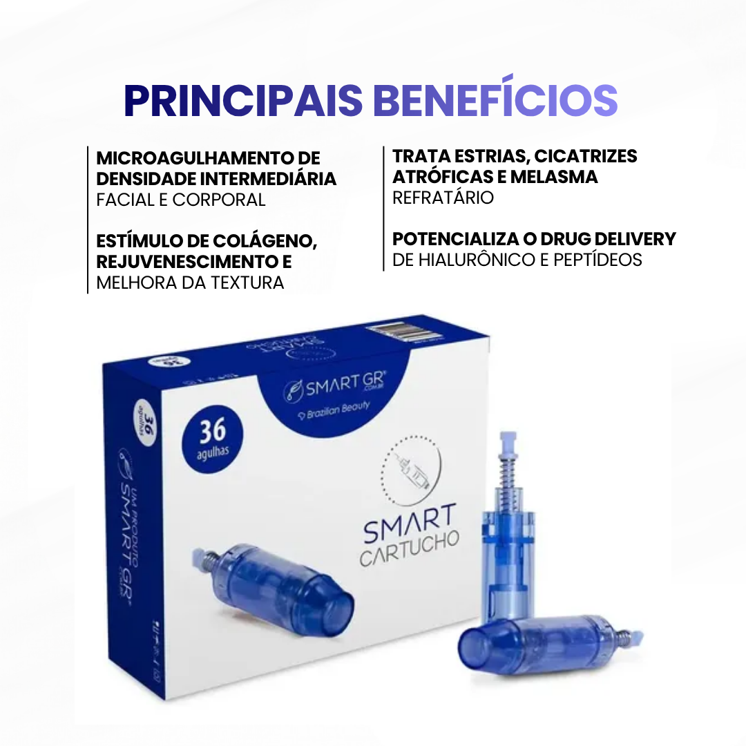Cartucho Smart Pen Universal - 36 agulhas (10un) - imagem 2