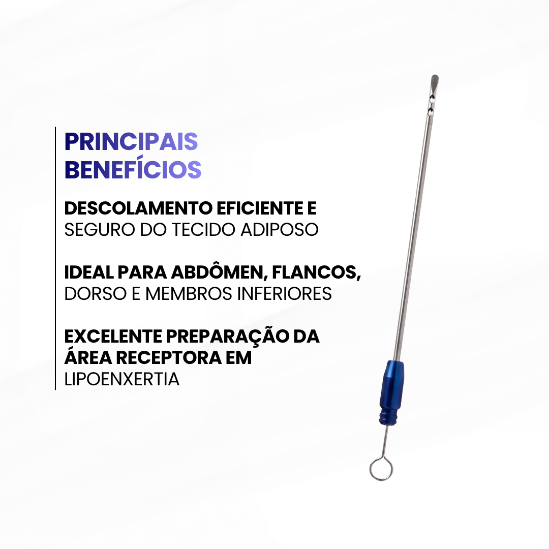 Cânula  - BICO DE PATO - LP SURGERY AZUL (3x15) - imagem 2