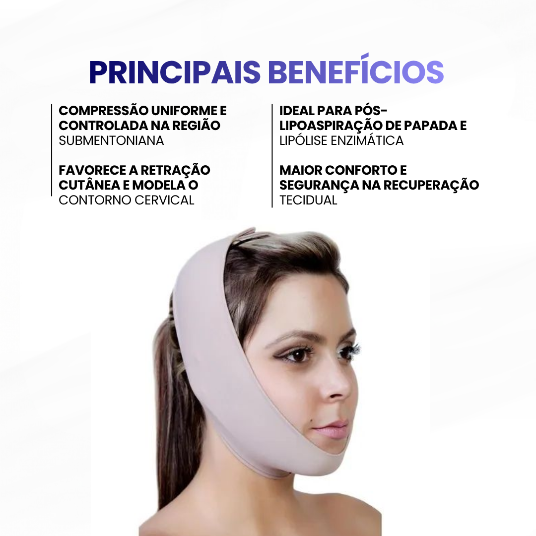 Mentoneira p/Lipoaspiração de papada - imagem 2