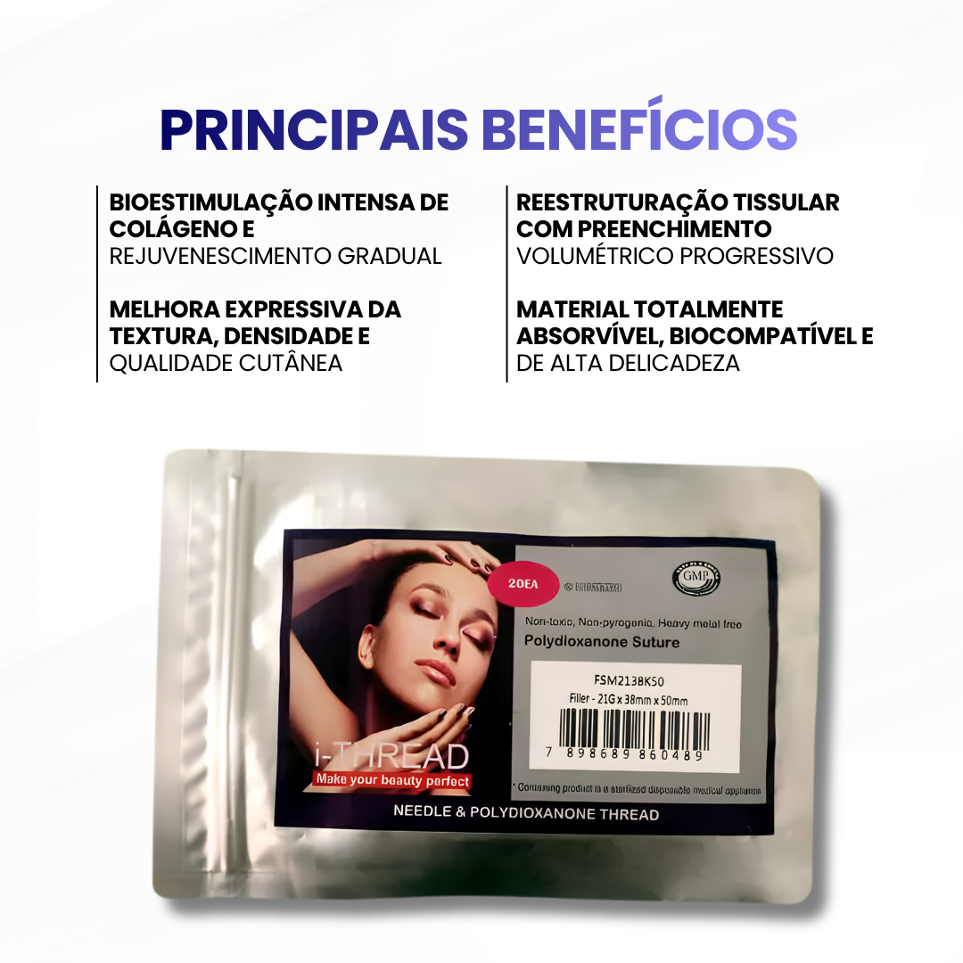 Pacote de Fios Liso Agulhados 29G - 38x50mm - (02 blister c/ 10 unidades cada) - MedBeauty - imagem 2