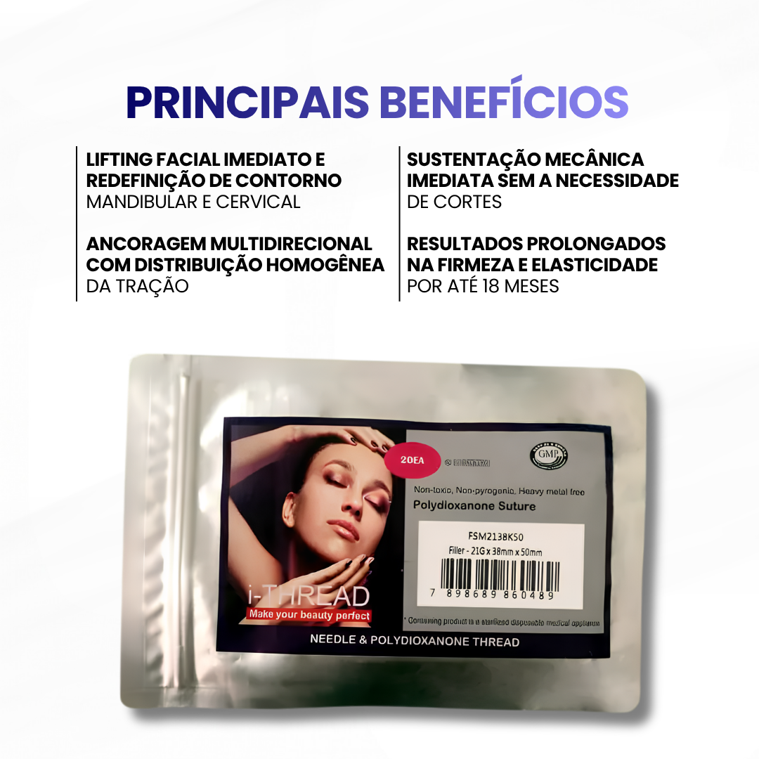 Pacote de Fios Filler Cânulados 21G - 38x50mm (05 Blister c/04 fios cada) - MedBeauty - imagem 2