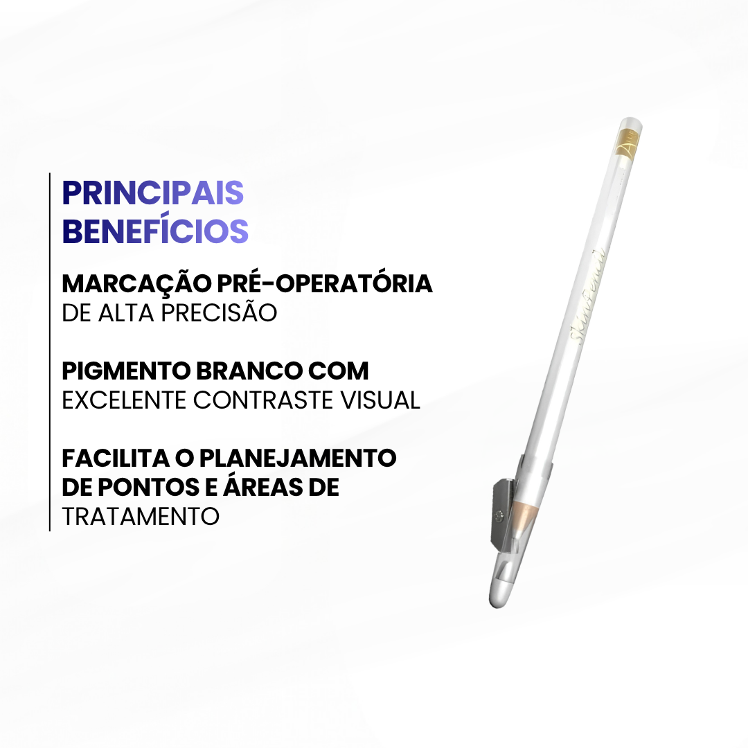 Skin Pencil  - Lápis Dermatográfico Branco - Alur medical - imagem 2