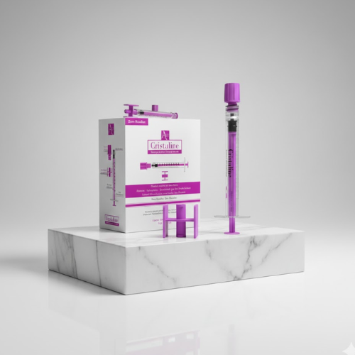 Seringa de 1mL -  Zero resíduo/Luer Lock - Cristaline - Alur- Unidade