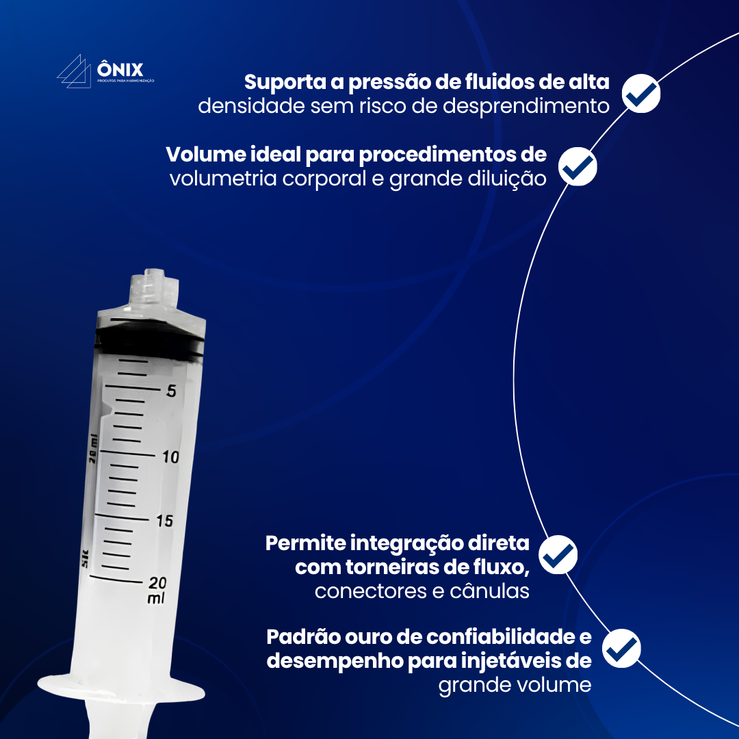 Seringa BD 20mL - Luer Lock - Sem agulha - imagem 3