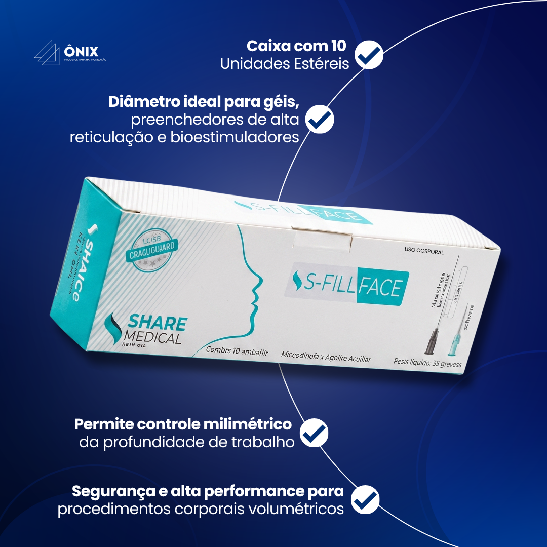 Caixa de cânula 18g x 70mm c/10 unidades - Fill Face - imagem 3