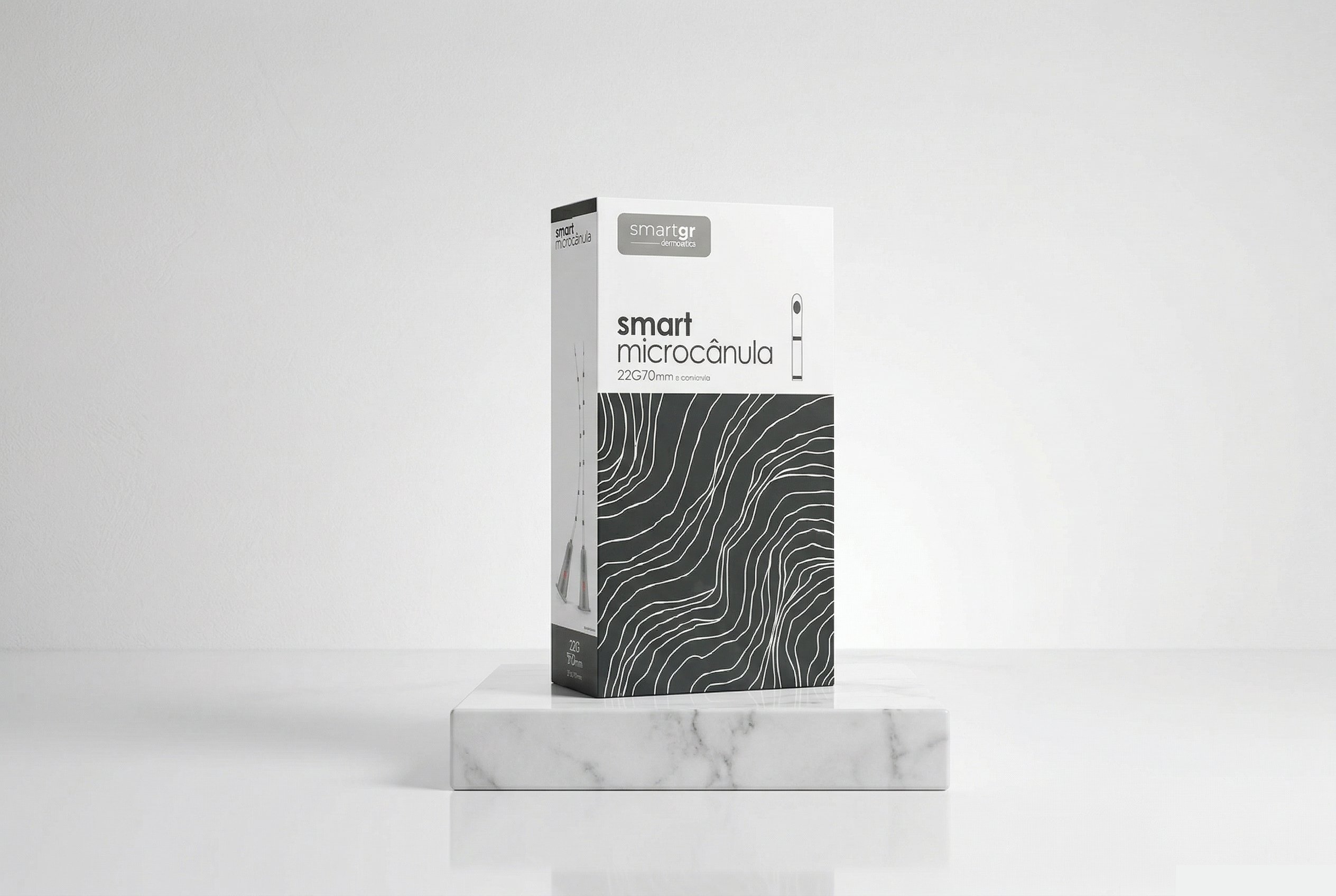 Caixa de cânula 22gx70mm - SMART GR (10 unidades)