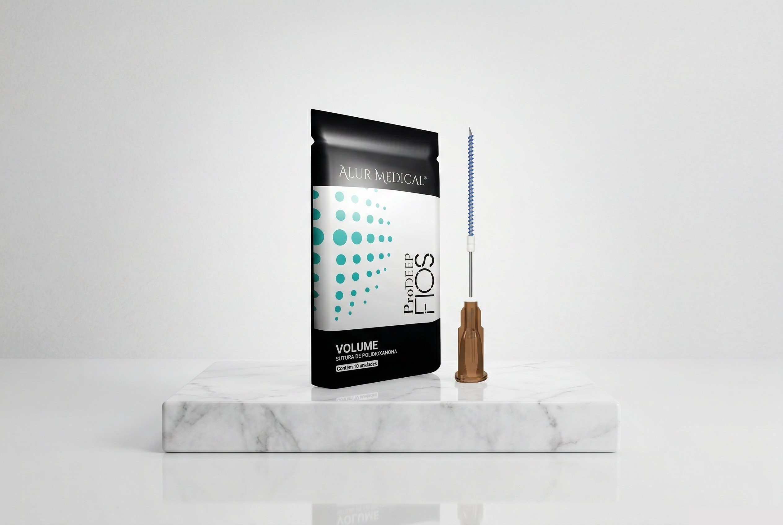 Fios ProDeep Parafuso agulhado 26G - 60MM-90MM - (Blister c/ 10 Un) Alur Medical