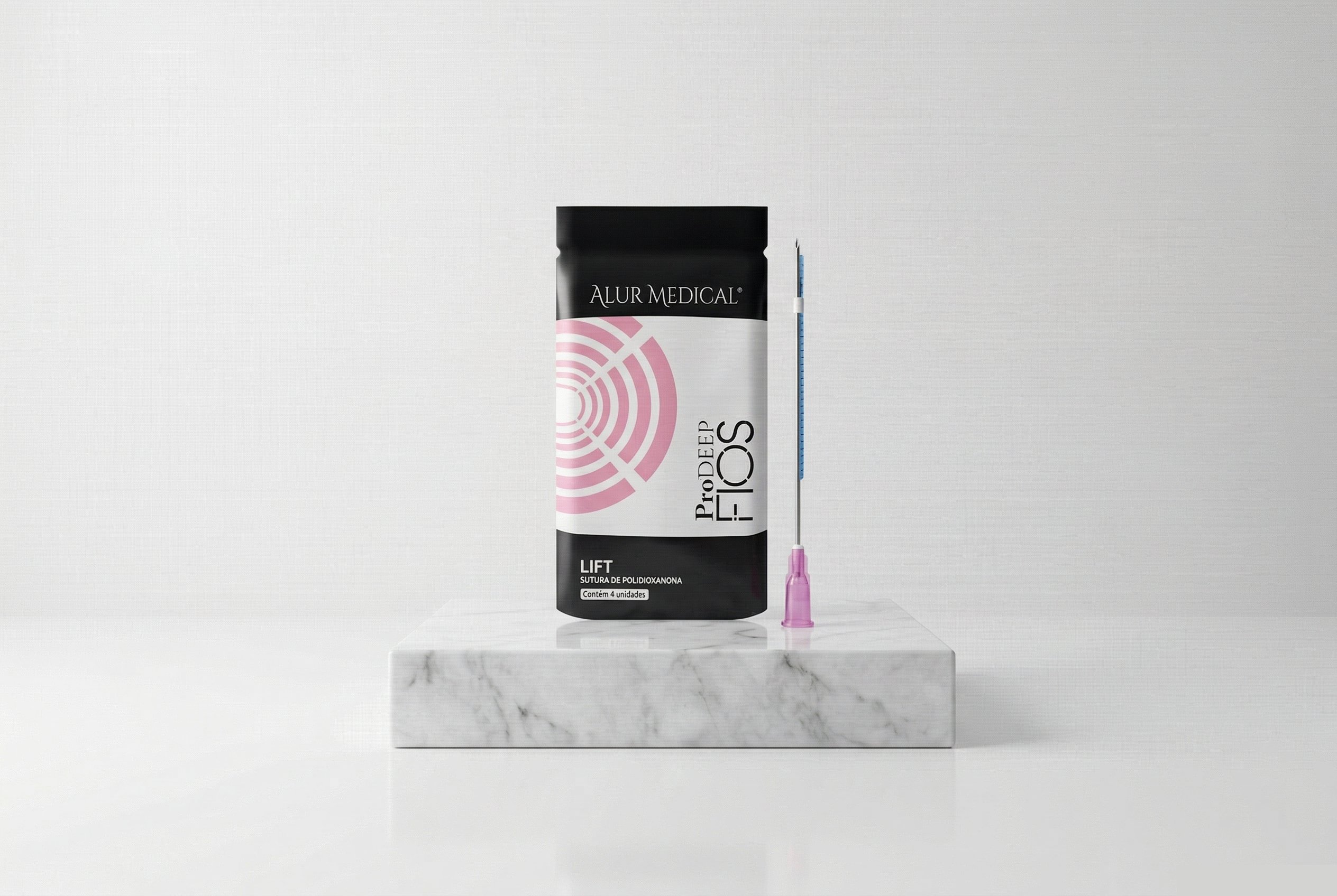 Fios ProDeep Lift Molding 18G - 100MM-150MM -  1 Blister c/ 4 Un -  Alur Medical (bidirecional) - imagem 3