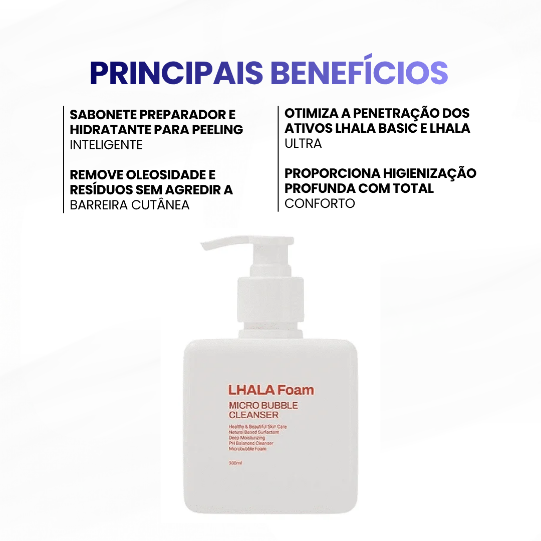 Lhala Foam - Sabonete Hidratante 300mL - imagem 2