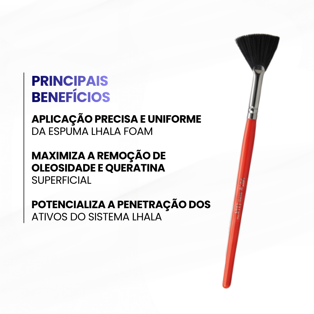 Pincel Lhala Foam - Cleansing Brush (Pincel Fino e Plano) - imagem 2