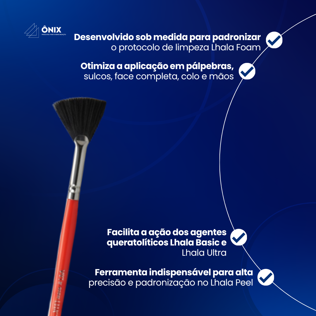 Pincel Lhala Foam - Cleansing Brush (Pincel Fino e Plano) - imagem 3