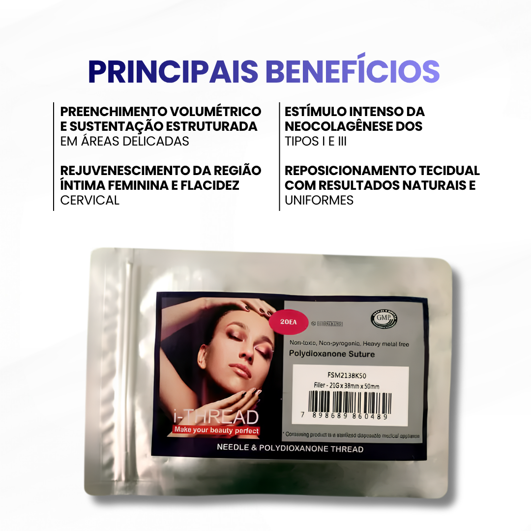 Fios Matrix Cânulado - 19G - 38 x 50mm - MedBeauty - imagem 2