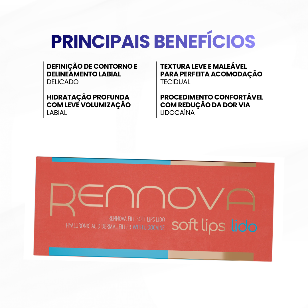 Rennova Soft Lips c/Lidocaína (1x1,1mL) - imagem 2