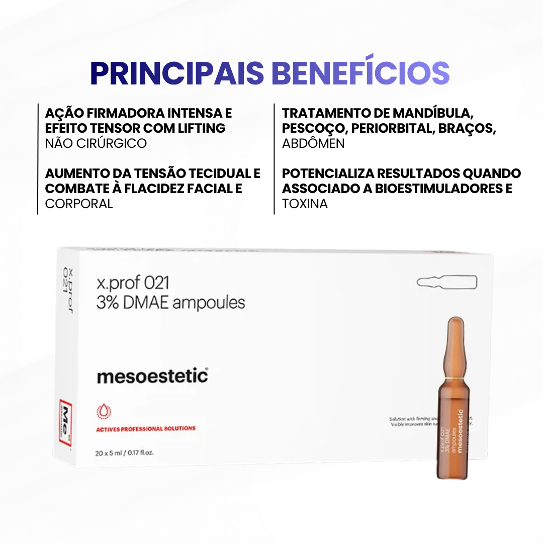 DMAE 3% X Prof 021 mesoestetic - (20x5ml) - imagem 2