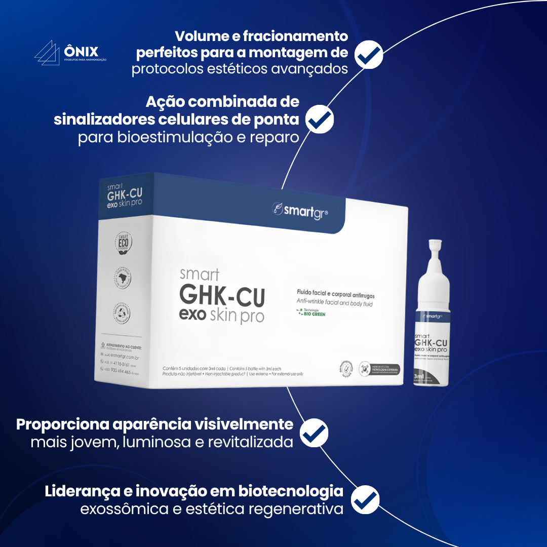 Smart GHK-Cu Exo Skin Pro  2 ª Geração 5x3ml - Smart GR - imagem 3