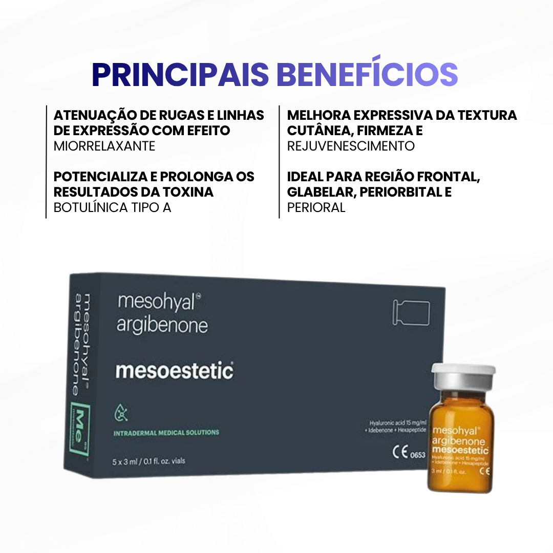 Mesohyal Argibenone - Mesoestetic  (5x3ml) - imagem 2