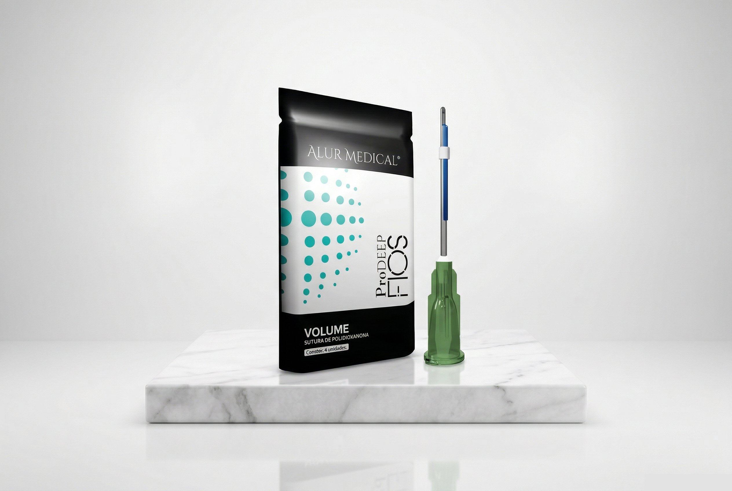 Fios ProDeep Volume Mono Hydra Plus 21G - 38MM-125MM - 1 Blister c/ 4 Un - Alur Medical