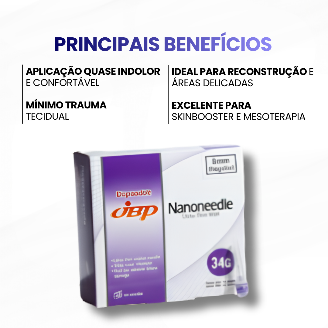 Agulha Hipodermica 34g - 8mm - Medbeauty - imagem 2