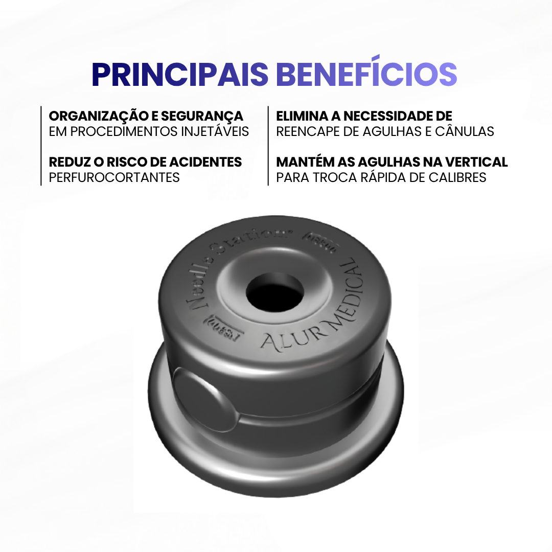 Needle Station  - Suporte para Agulha Fabricado em Aço Inox Cir - Alur Medical - imagem 2