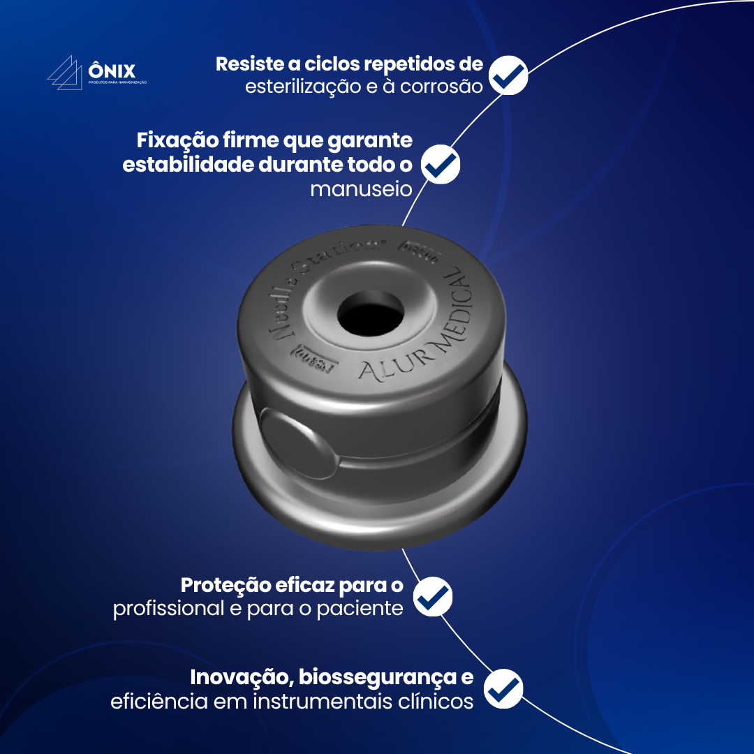 Needle Station  - Suporte para Agulha Fabricado em Aço Inox Cir - Alur Medical - imagem 3