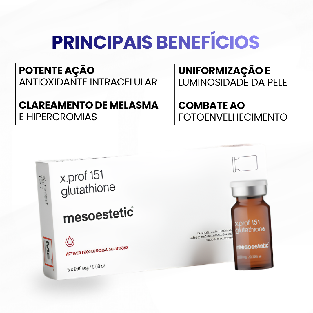 X prof 151 Glutathione (5x600mg) Mesoestetic - imagem 2