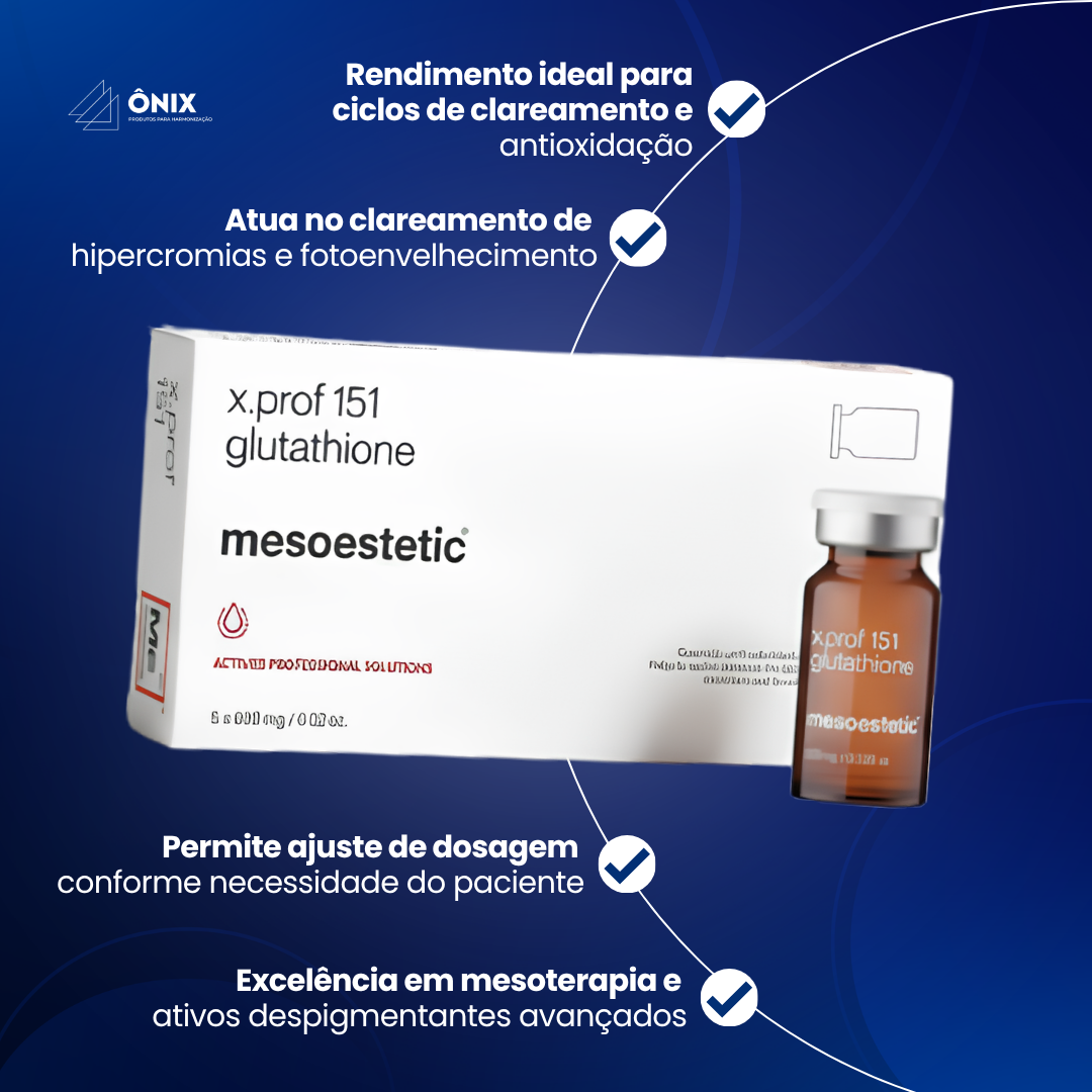 X prof 151 Glutathione (5x600mg) Mesoestetic - imagem 3