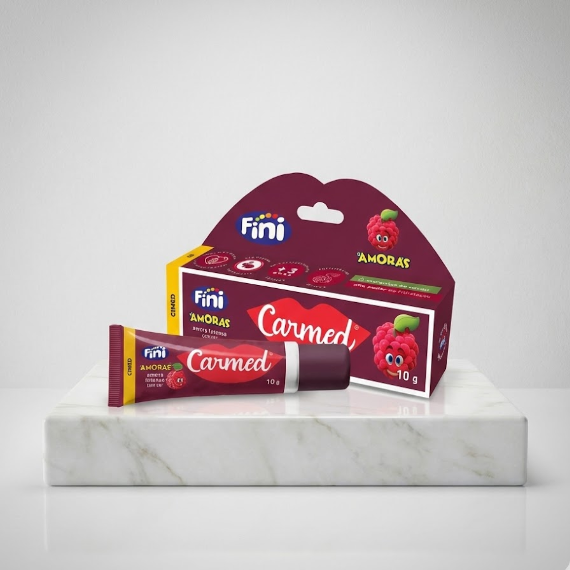 Carmed Hidratante Labial 10g - Amora Escuro