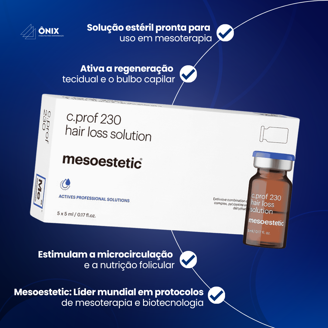 C Prof 230 Hair Loss Solution 5x5ml - Mesoestetic - imagem 3