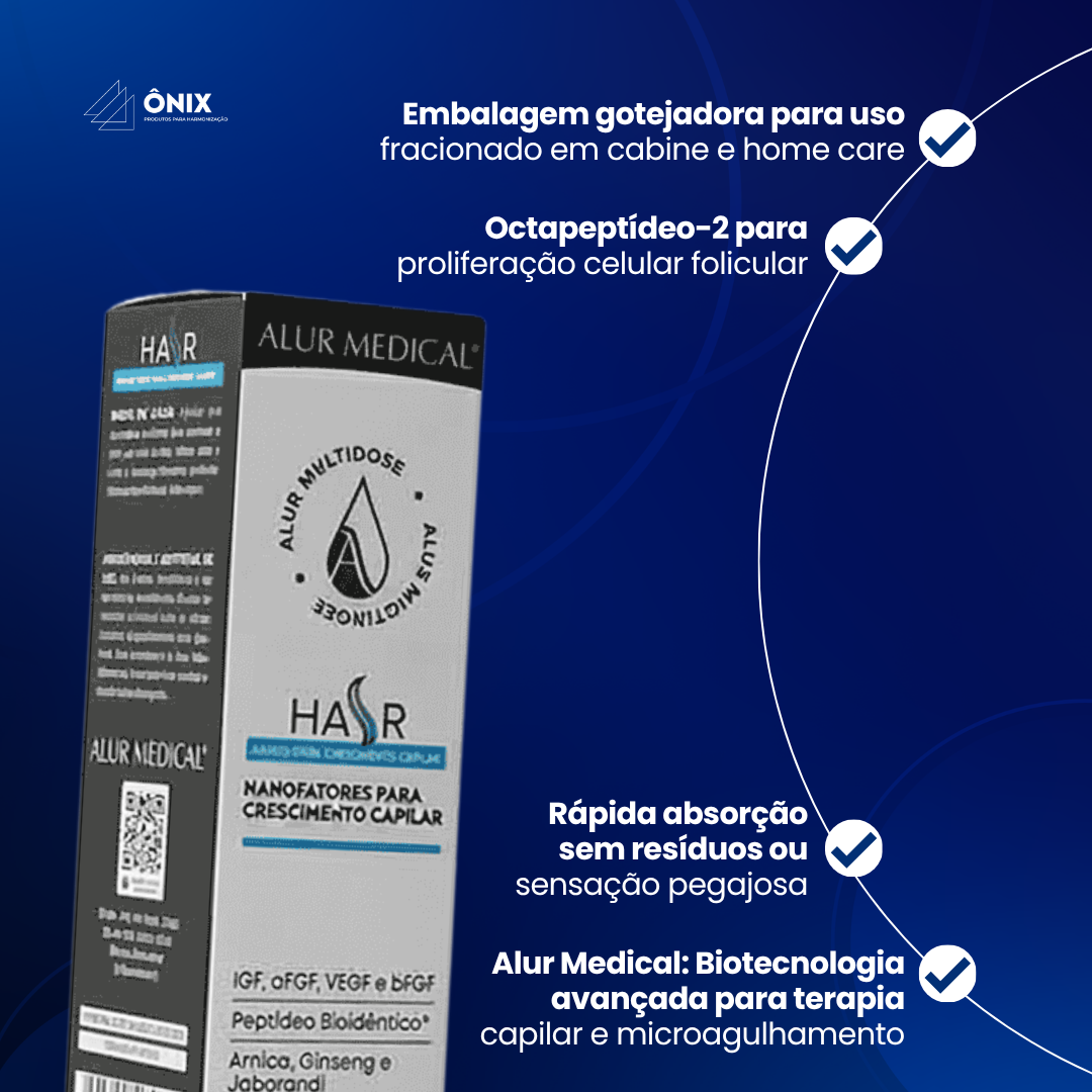 Multidose Hair - Serum de crescimento capilar 10ml - Alur Medical - imagem 3