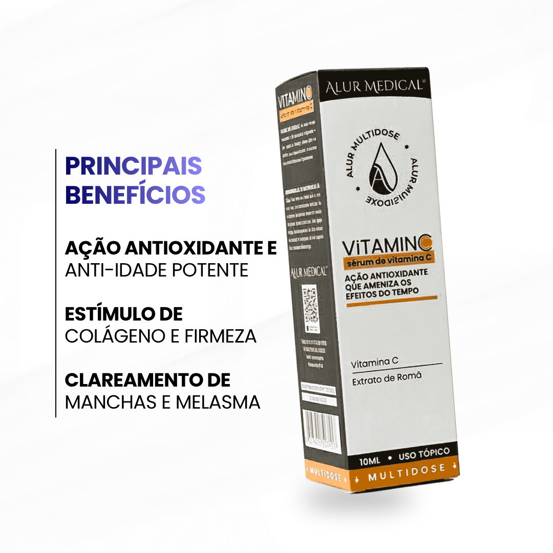 Multidose Vitamina C - Serum de Vitamina C - 10ml - Alur Medical - imagem 2