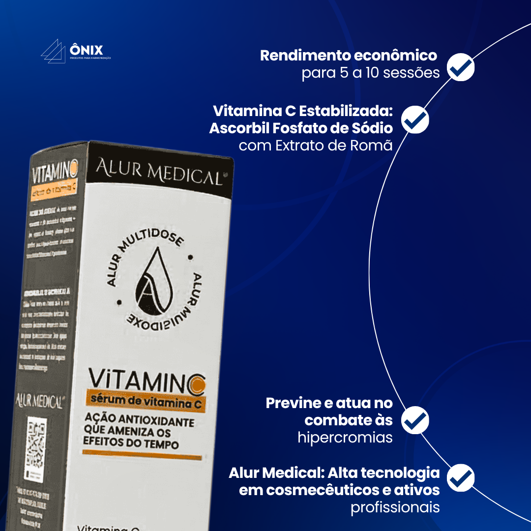 Multidose Vitamina C - Serum de Vitamina C - 10ml - Alur Medical - imagem 3