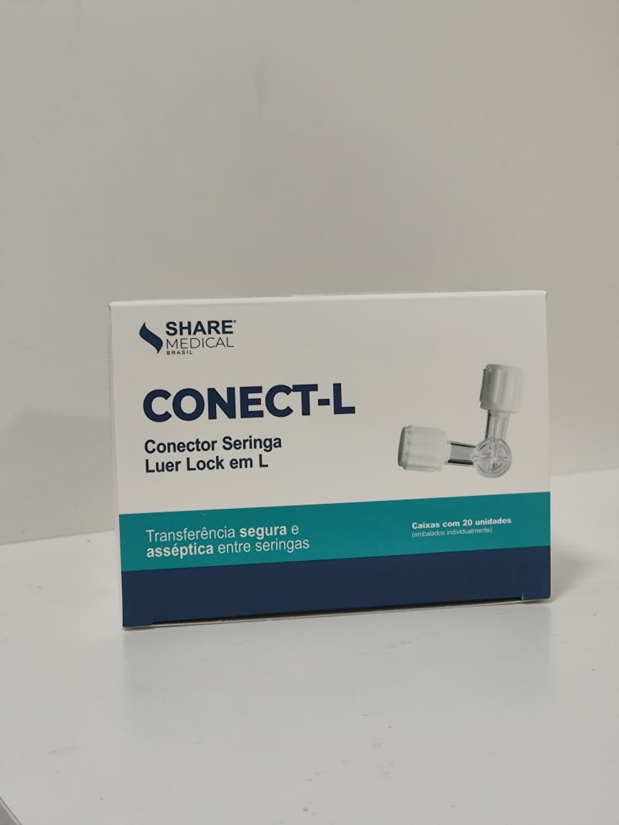 Conector em Formato de L - Share Medical - imagem 2