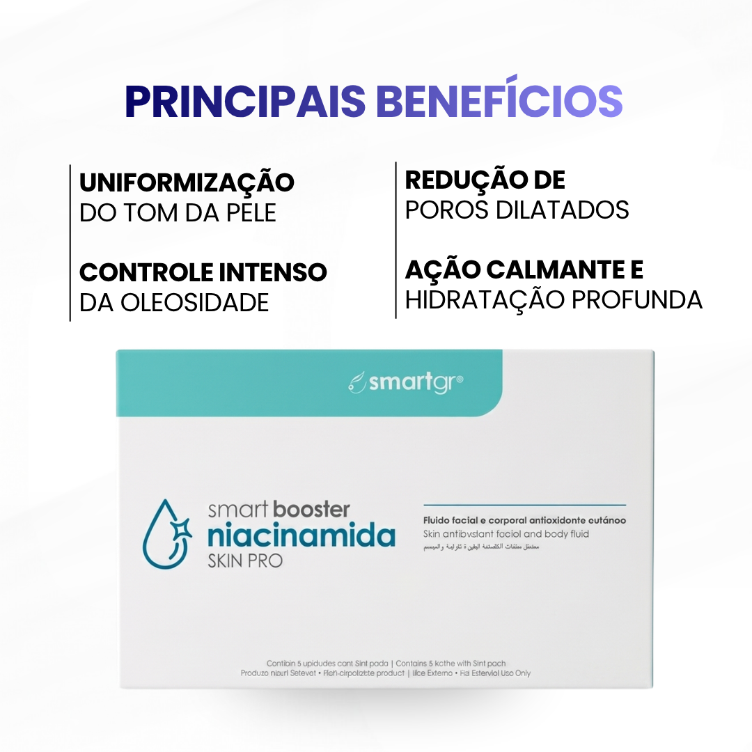 Smart Booster Niacinamida Skin Pro - 5x3 ML - SMART GR - imagem 2