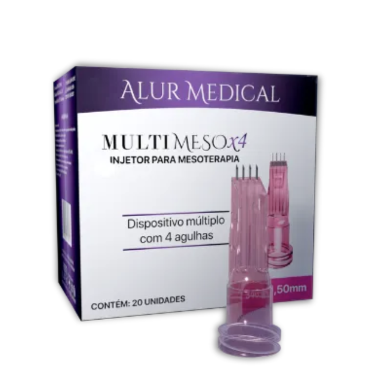 MultiMeso X4 34G-1,50mm 4 agulhas (Caixa com 20 unidades) - Alur Medical