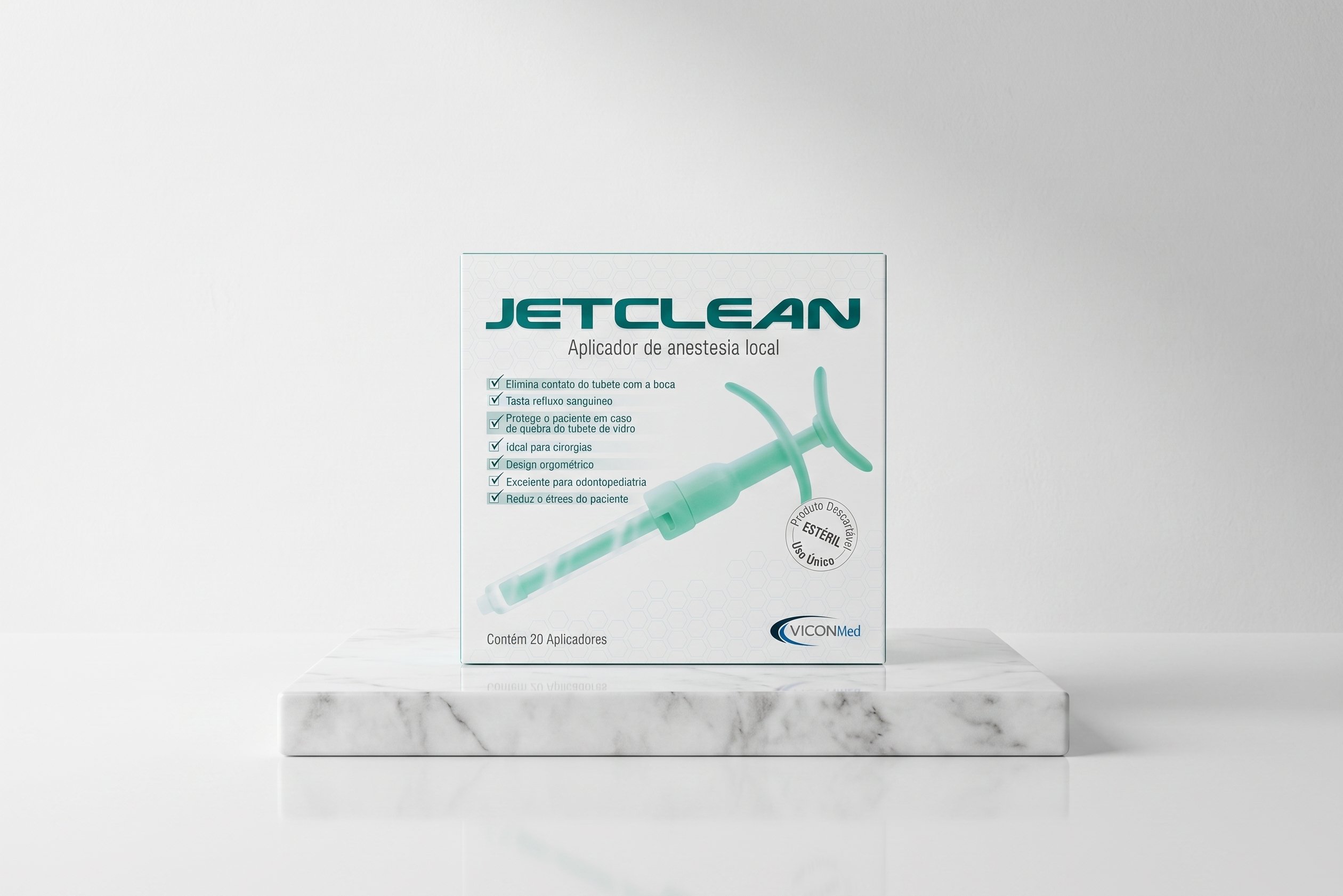 Seringa Carpule Jetclean S/ agulha CX c/20un