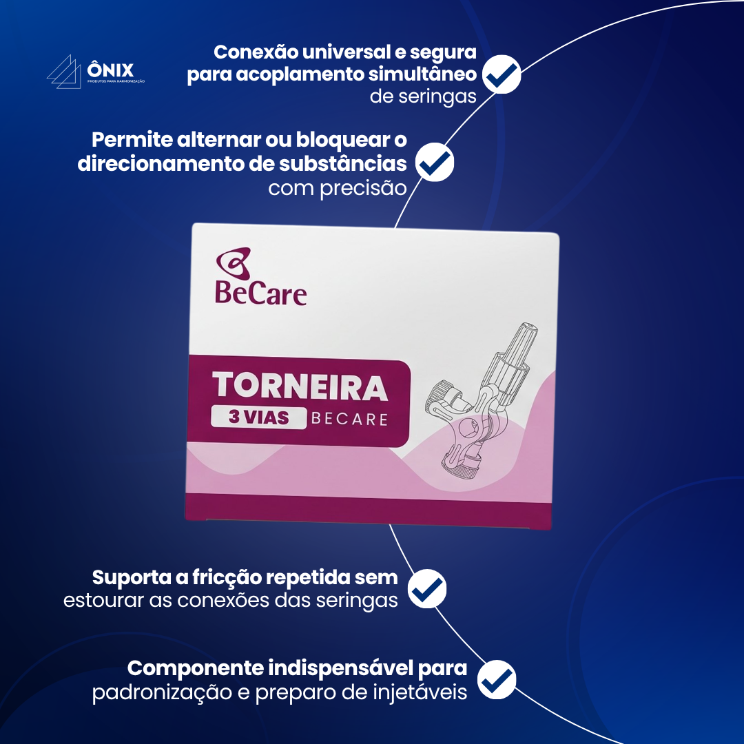 Torneira para Seringa - 3 vias - BE CARE - imagem 3
