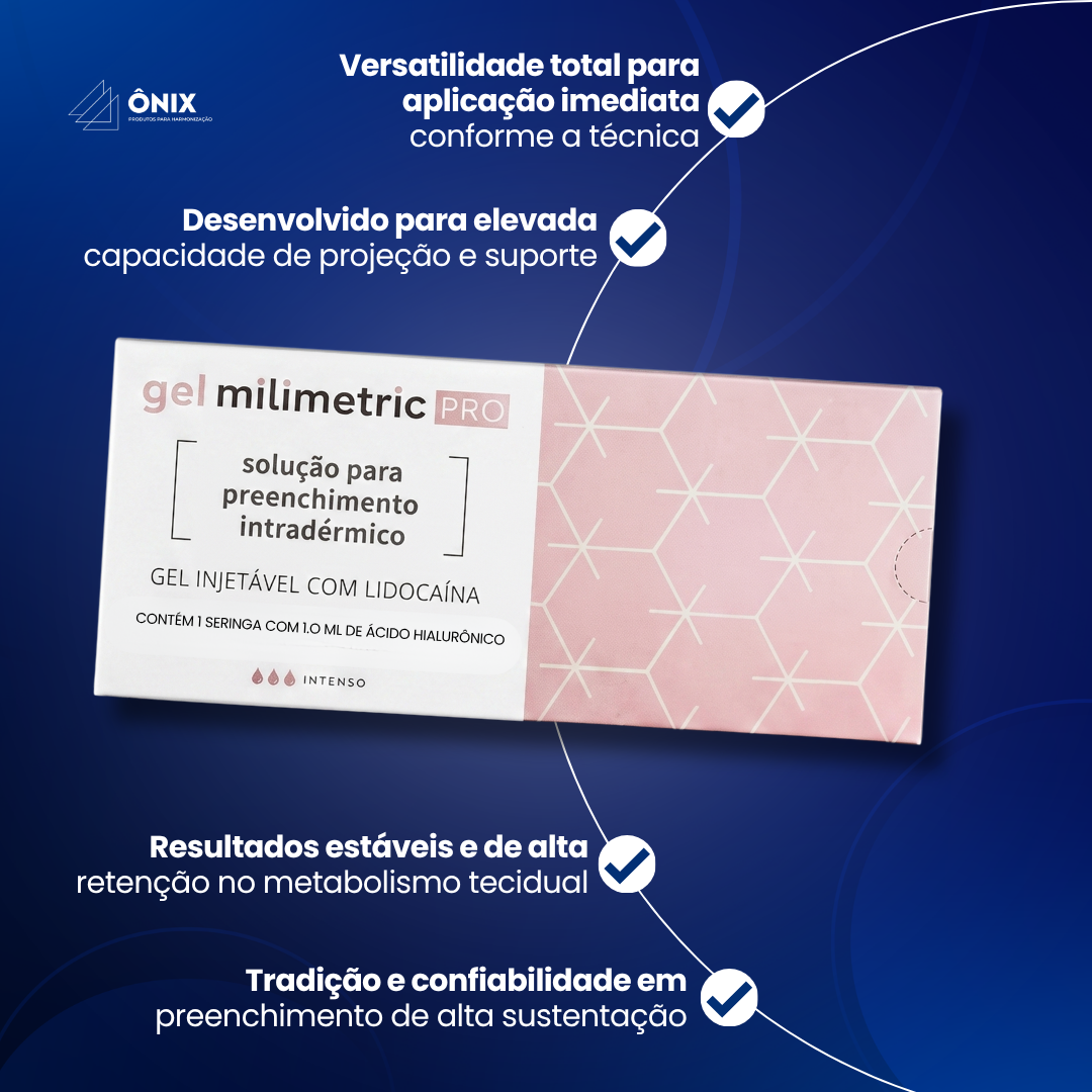 Milimetric Pro Intenso c/ lidocaína + Cânula 21g (1x1ml) + Agulha 21g - imagem 3